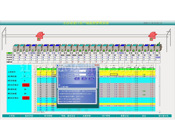 文山全自动龙门生产线监控管理系统